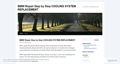 Desktop Screenshot of mbwrepair2011.wordpress.com