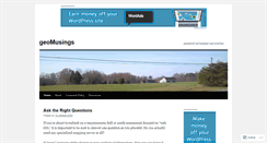Desktop Screenshot of geobabble.wordpress.com