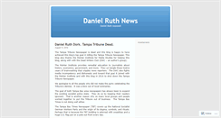 Desktop Screenshot of danielruthnews.wordpress.com