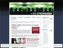 Tablet Screenshot of osaprendizes.wordpress.com