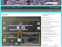 Tablet Screenshot of fdsports.wordpress.com