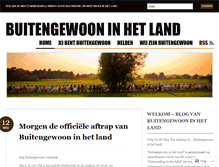 Tablet Screenshot of buitengewooninhetland.wordpress.com