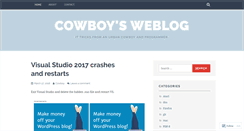 Desktop Screenshot of cowboy3398.wordpress.com