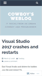 Mobile Screenshot of cowboy3398.wordpress.com