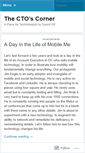 Mobile Screenshot of ctocorner.wordpress.com