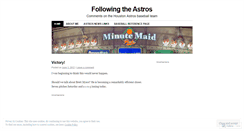 Desktop Screenshot of houstonastros.wordpress.com