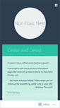Mobile Screenshot of nontoxicnest.wordpress.com