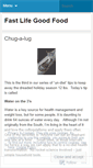 Mobile Screenshot of fastlifegoodfood.wordpress.com
