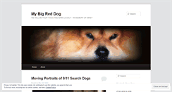 Desktop Screenshot of mybigreddog.wordpress.com