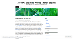 Desktop Screenshot of jacobbogatin.wordpress.com