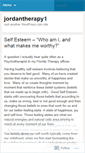 Mobile Screenshot of jordantherapy1.wordpress.com