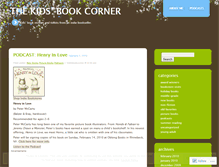Tablet Screenshot of kidsbookcorner.wordpress.com