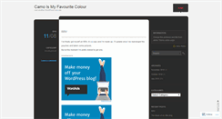 Desktop Screenshot of camoismyfavouritecolour.wordpress.com