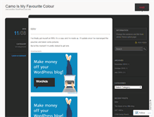 Tablet Screenshot of camoismyfavouritecolour.wordpress.com