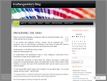 Tablet Screenshot of kraftangankita.wordpress.com