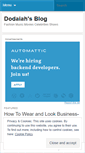 Mobile Screenshot of dodaiah.wordpress.com