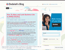 Tablet Screenshot of dodaiah.wordpress.com