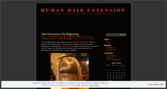 Desktop Screenshot of humanhair1.wordpress.com