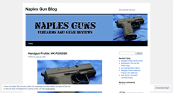 Desktop Screenshot of naplesguns.wordpress.com