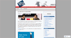 Desktop Screenshot of codedelarue.wordpress.com