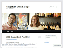 Tablet Screenshot of grainandgrapeblog.wordpress.com