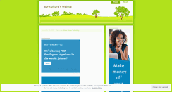 Desktop Screenshot of agriinformation.wordpress.com