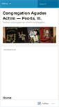 Mobile Screenshot of agudasachim.wordpress.com