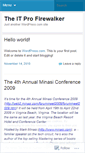Mobile Screenshot of itprofirewalker.wordpress.com