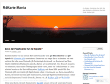 Tablet Screenshot of kartemanias.wordpress.com