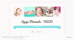 Desktop Screenshot of agapemomentsdance.wordpress.com