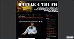 Desktop Screenshot of battle4truth.wordpress.com