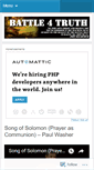 Mobile Screenshot of battle4truth.wordpress.com