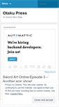 Mobile Screenshot of otapress.wordpress.com