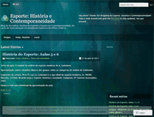 Tablet Screenshot of historiadoesporte2011.wordpress.com