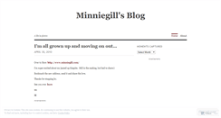 Desktop Screenshot of minniegill.wordpress.com