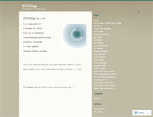Tablet Screenshot of 2010rings.wordpress.com
