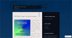 Desktop Screenshot of albertaross.wordpress.com