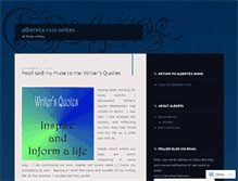 Tablet Screenshot of albertaross.wordpress.com