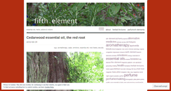 Desktop Screenshot of fifthelementparfumerie.wordpress.com