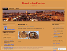 Tablet Screenshot of marrakechpassion.wordpress.com