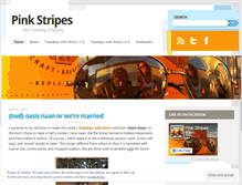 Tablet Screenshot of pinkstripes.wordpress.com