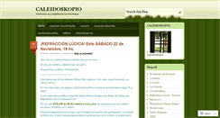Desktop Screenshot of caleidoskopio.wordpress.com