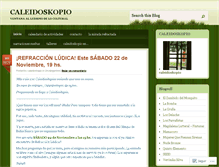 Tablet Screenshot of caleidoskopio.wordpress.com