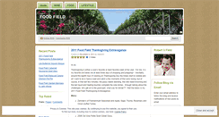 Desktop Screenshot of foodfield.wordpress.com