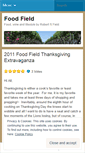 Mobile Screenshot of foodfield.wordpress.com