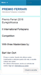 Mobile Screenshot of premioferrari.wordpress.com