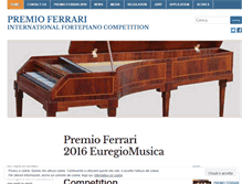 Tablet Screenshot of premioferrari.wordpress.com