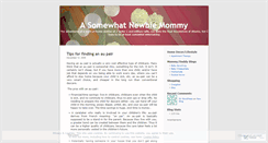 Desktop Screenshot of mommynewbie.wordpress.com