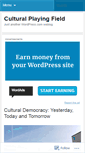 Mobile Screenshot of culturalplayingfield.wordpress.com