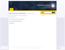 Tablet Screenshot of informationmedia.wordpress.com